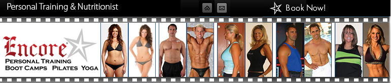 Encore Personal Training, Boot Camps, Pilates and Yoga header. Great Personal Trainers in Las Vegas